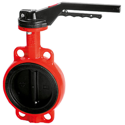 Butterfly valve - 135 - Mival - lever / aluminum / cast iron