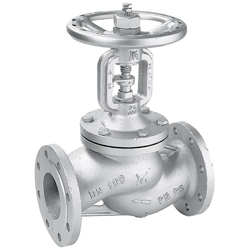 Valve with bellows seal - 63 series - Mival - globe / with handwheel / flow control
