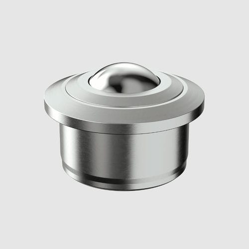 Steel ball transfer unit - SPM CARGO - RGPBALLS Srl - cylindrical base / for heavy loads