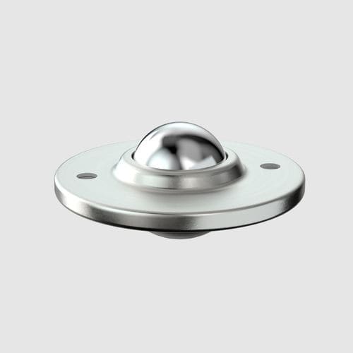 Stainless steel ball transfer unit - SPS DV - RGPBALLS Srl - steel / cylindrical base