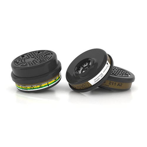 Air filter - 200 b-lock series - B.L.S. S.r.l. - cartridge / activated carbon / respirator