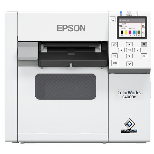 Inkjet label printer - CW-C4000e series - EPSON Europe - desktop