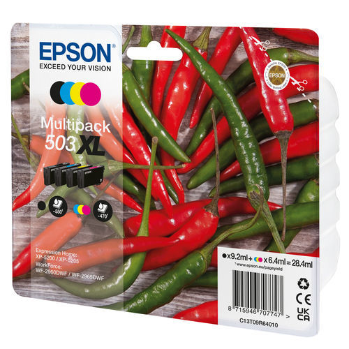 Magenta ink - 503XL - EPSON Europe - yellow / black / blue