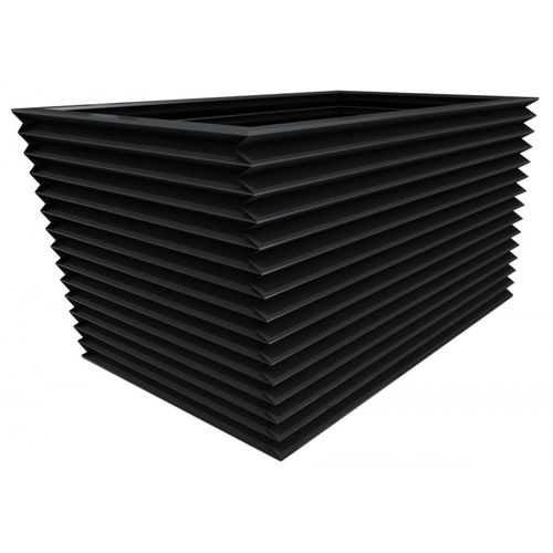 Rectangular protective bellows - AL Industrie - PVC / coated fabric / accordion protection