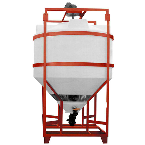 Liquid tank - TCC/L series - ARICON GmbH - polyethylene / cylindrical / cone-bottom
