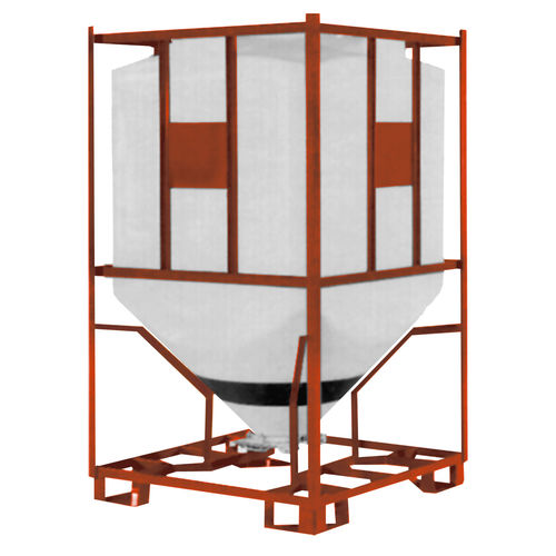 Bulk products tank - TB/P series - ARICON GmbH - polyethylene / rectangular / cone-bottom