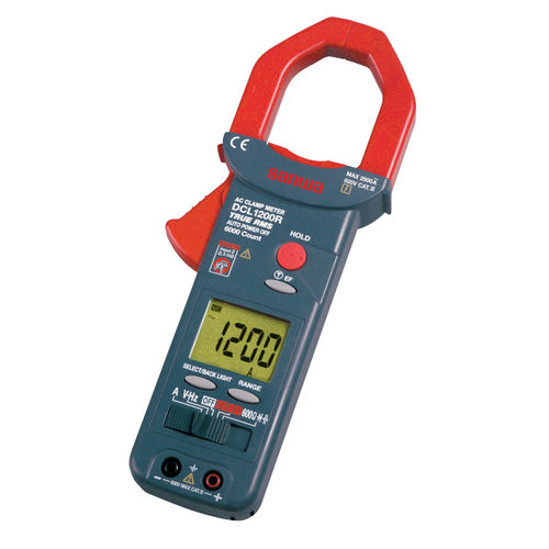 Digital clamp multimeter - DCL1200R - Sanwa Electric Instrument - portable / 600 V / cat III