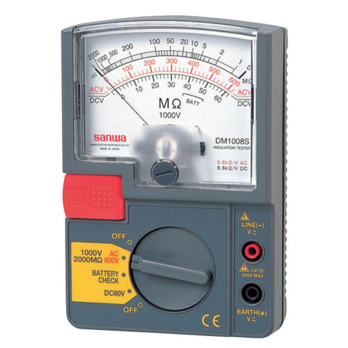 Portable Insulation Resistance Meter - Dm1008s - Sanwa Electric Instrument