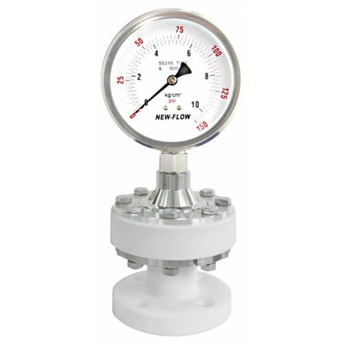 Diaphragm seal with flange connection - DT_VDT118 - Golden Mountain Enterprise - for pressure gauges / process