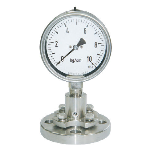 Diaphragm seal with flange connection - DT122   - Golden Mountain Enterprise - for pressure gauges / process