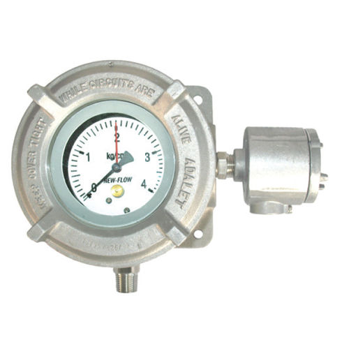 Dial pressure gauge - PIS5000X - Golden Mountain Enterprise - threaded / stainless steel / aluminum