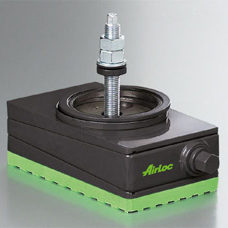 Machine foot - 2006.1-VRKCV series - AirLoc AG - elastomer / anchorable / fixed