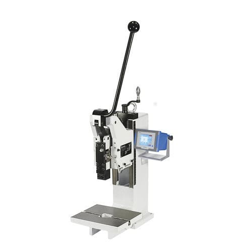 Manual press - HMS series - GECHTER - toggle / with stroke force monitoring