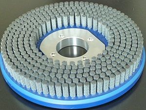 Circular brush - GERBER - deburring / polishing / diamond
