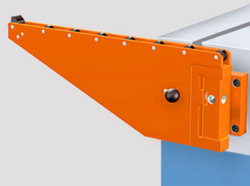 Press tool handling removable bolster extension - GÜTHLE