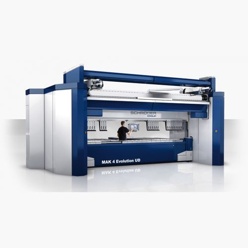 Sheet metal swivel folding machine - MAK 4 Evolution UD - Schröder Group - electric / automatic