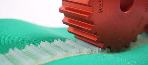 Plastic conveyor belt - SHARKING  - Vision Tech - smooth / toothed / industrial