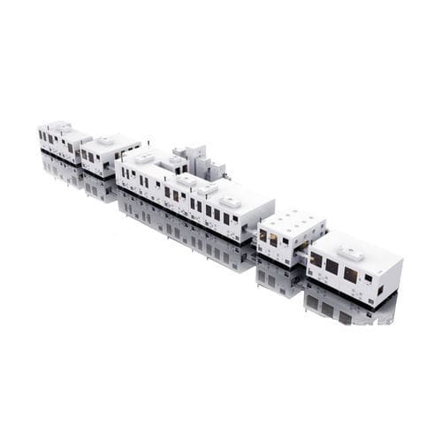 Fully-automatic assembly line - Farley Laserlab - PLC-controlled / manual / PC-controllable