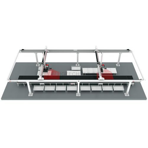 Robotized palletizer - Farley Laserlab - gantry / workstation / computer-controlled