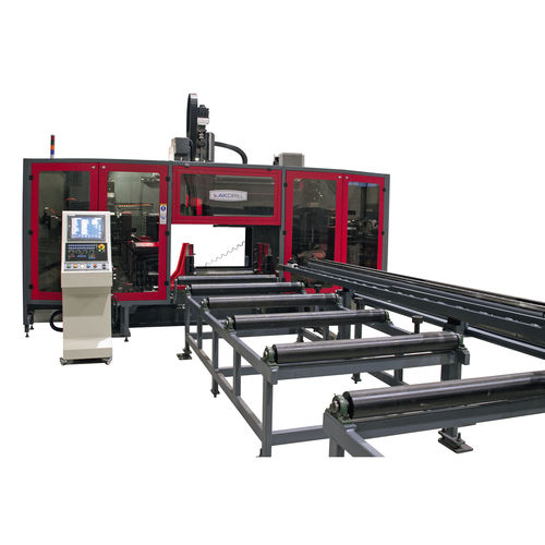 CNC drilling line - 2 ADM 1200 - AKYAPAK MAKINA SAN TIC - for beam / 3-spindle