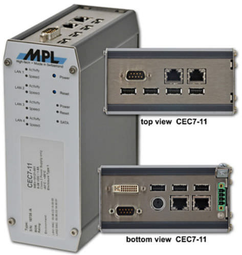 Embedded computer - Intel Atom Z530P, 1.6 GHz | CEC7-X - MPL - Intel® Atom / Ethernet / compact