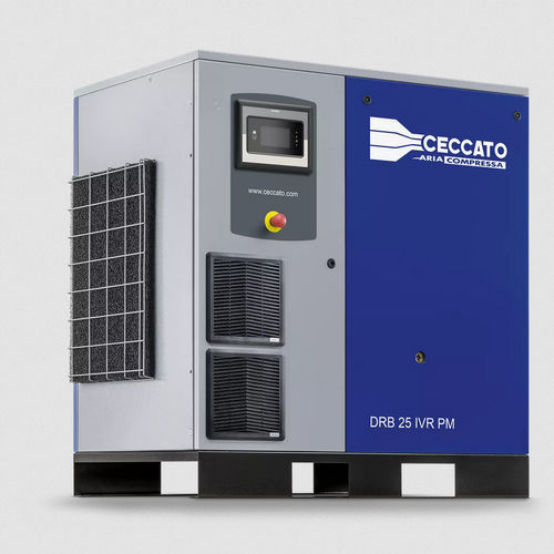 Screw compressor - DRB 20 - 30 HP IVR PM series - Ceccato Aria Compressa - air / electrically-powered / stationary