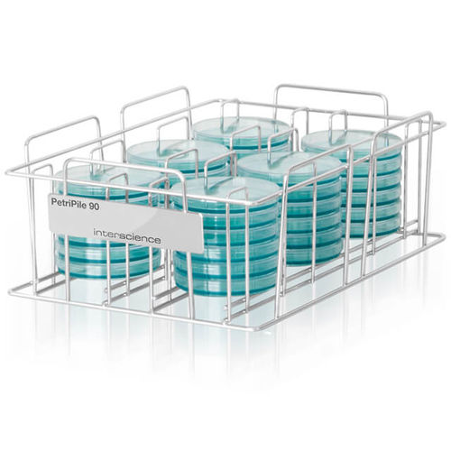Handling rack - PetriPile - Interscience - stackable