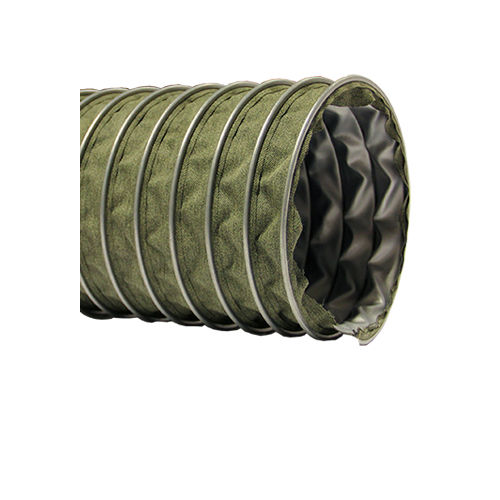 Exhaust gas hose GeoFlex Kevlar HT300 Geovent silicone / for fume extraction / coated