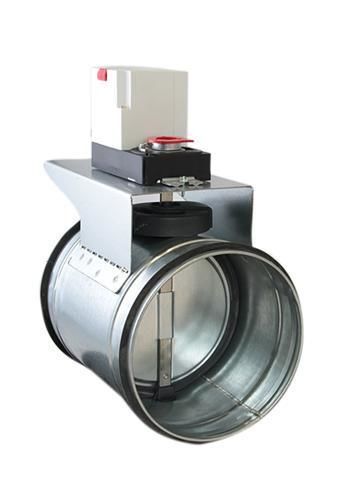 Flow control air damper - GFD - Geovent - regulating / motorized / electric