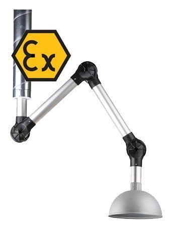 Fixed extraction arm - PERMA - Geovent - articulated / flexible / for chemicals