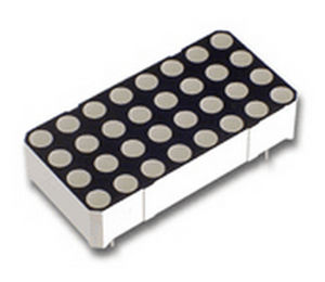 Dot-matrix display - 637 nm | HDSP series - Avago Technologies - 4 x 8 / electronic