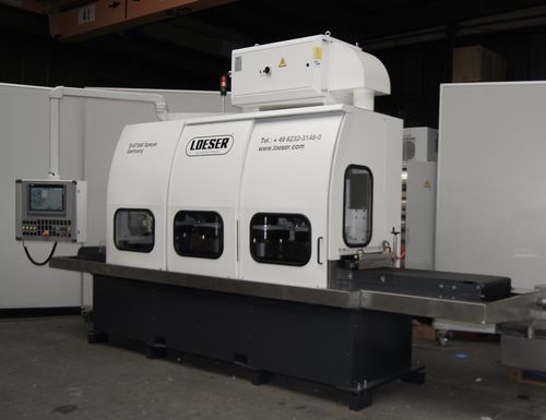 Brush deburring machine - FB 384 - LOESER GmbH - edge rounding / finishing / grinding