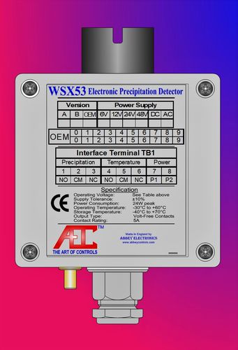 Precipitation sensor - WSX53G12  - Abbey Electronic Controls