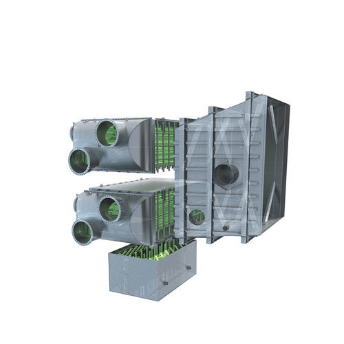 Shell and tube condenser - GE Gas Turbines - water-cooled / steel / for surface treatment