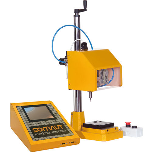 Dot peen marking machine - S33S - SOMAUT S.r.l. - metal / benchtop / for cylindrical parts