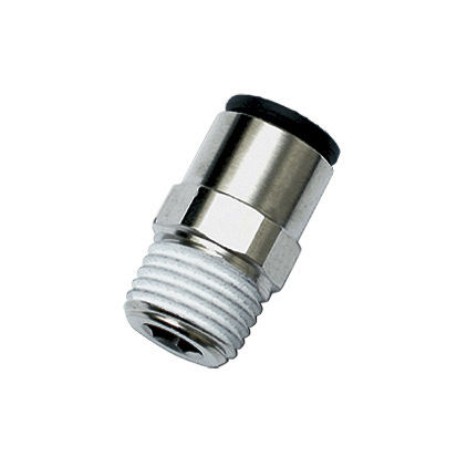 Pneumatic fitting - Nycoil - threaded / push-in / thermoplastic