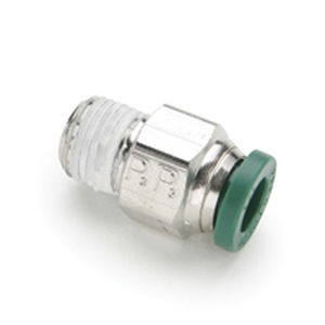 Pneumatic fitting - Nycoil - screw-in / thermoplastic / nickel-plated brass