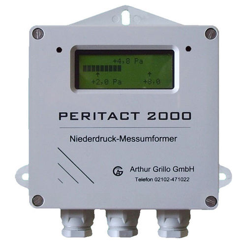 Differential pressure transmitter - PERITACT 2000-K - Arthur Grillo GmbH - membrane / 4-20 mA / 0-10 V