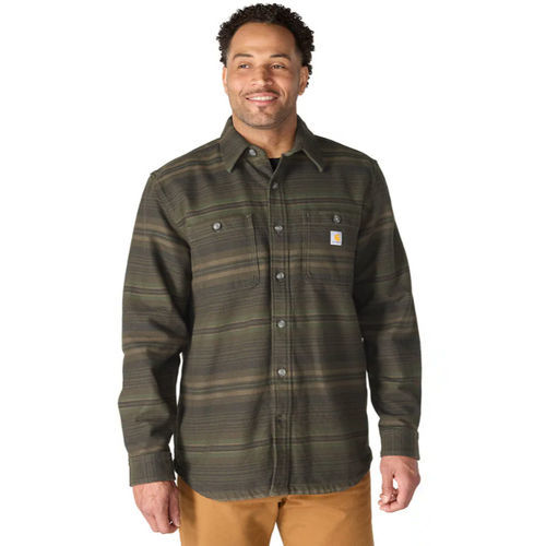 Work shirt - 107702 - Carhartt workwear - cotton / men's / brown