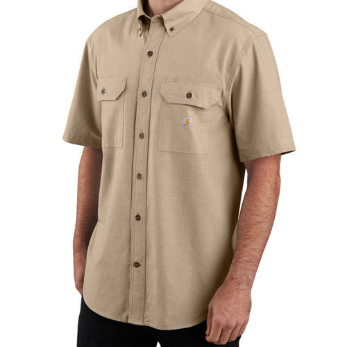 Work shirt - 104369 - Carhartt workwear - cotton / men's / ocher