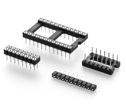 Integrated circuit socket - 100 - 150 V, 1 A, 2.54 mm | 169 - 182 series  - W+P PRODUCTS