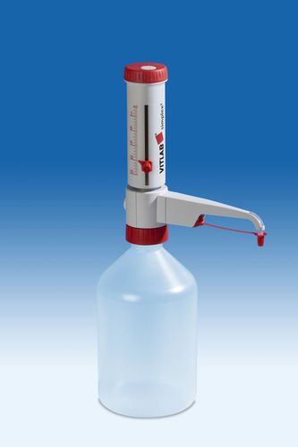Liquids dispenser - VITLAB® simplex² - VITLAB - manual / for bottle filling