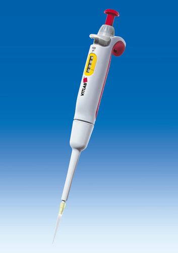 Single-channel pipette - VITLAB - piston / for laboratory / autoclavable
