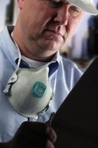 Disposable respirator - 2730N100 HandyStrap®  - Moldex-Metric europe - with valve / filter