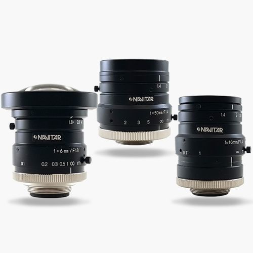 Wide-angle camera objective - NMV-4WA - Navitar - machine vision / high-resolution / megapixel resolution