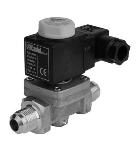 2-way solenoid valve - 1/4 - 3/4" - CASTEL - NC / NO / for gas