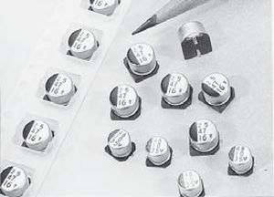 Electrolytic capacitor - NAZV series - NIC Components - aluminum / SMD