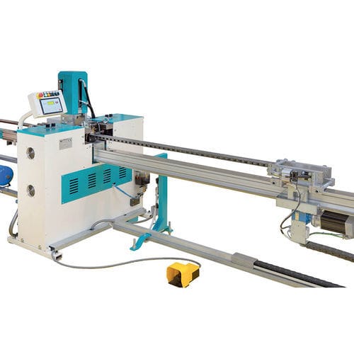 CNC punching machine - TWIN - Apollo S.r.l - pneumatic / tube / double-head
