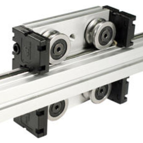 Skate wheel guideway OSG series LM76 Linear Motion Bearings adjustable