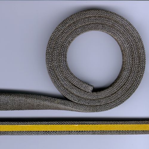 Spiral gasket - YTE/YDE Series - Temas Engineering - mesh / elastomer / silver